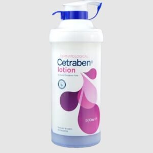 Cetraben lotion 500ml - dermatologiczny krem nawilżający do suchej skóry z pompką