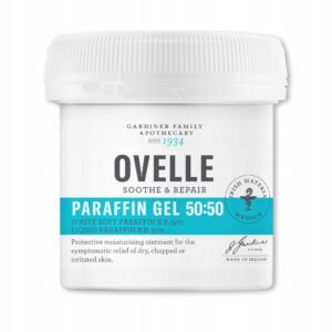 OVELLE Paraffin Gel 50:50 - nawilżający żel z parafiną do suchej i podrażnionej skóry, 100g