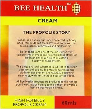 BEE HEALTH Krem z propolisem 60ml - regenerujący krem do suchej skóry z kitem pszczelich