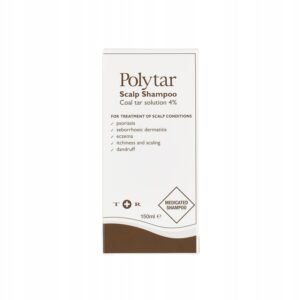 POLYTAR Scalp Shampoo szampon z węglową smołą 4% na łuszczycę i łupież 150ml